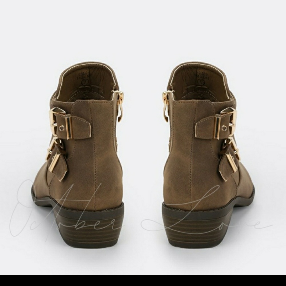 clearance Booties nubuck leather BOOTIES - Picture 4 of 8